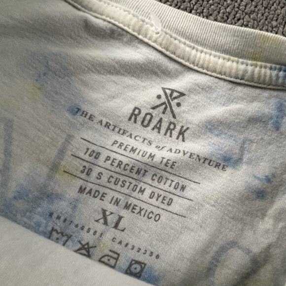 Roark Revival Shirt Adult Extra Large Tie Dye Short Sleeve Casual Outdoor Men's - Picture 9 of 14